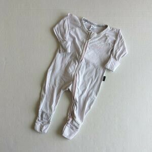 Bonds Wondersuit Pink & White Striped Size 0-3m